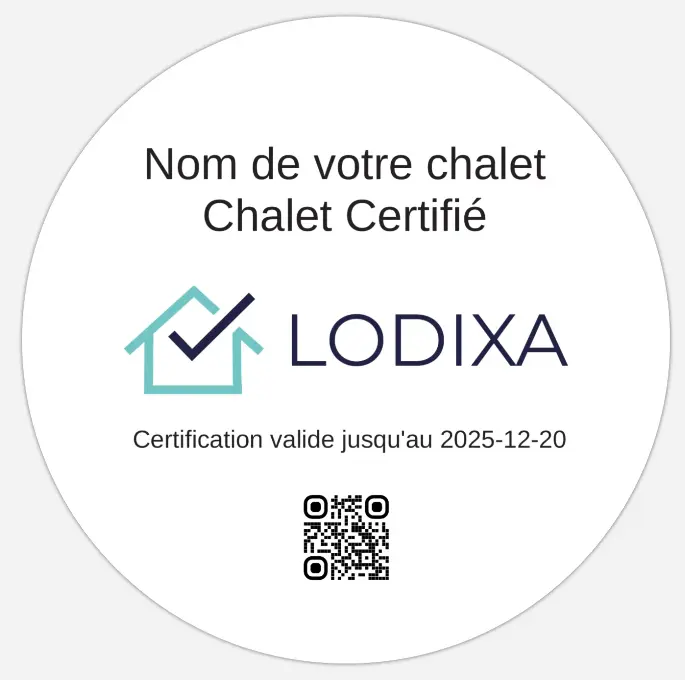 Autocollant de certification pour fenêtre (8 pouces)