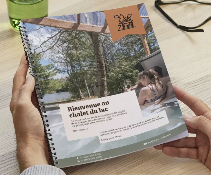 Template de Guide d'accueil bilingue