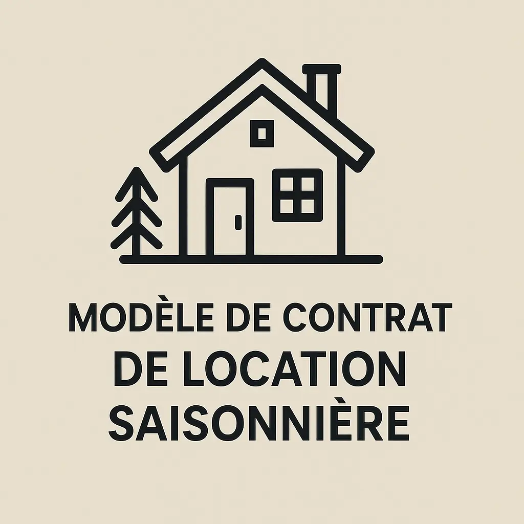 Contrat de Location Saisonnière Chalet - Modèle QC